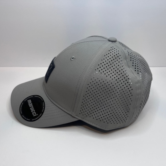 Marucci Performance Trucker Hat – Gray Snapback (Perforated Back) - Picture 2 of 6